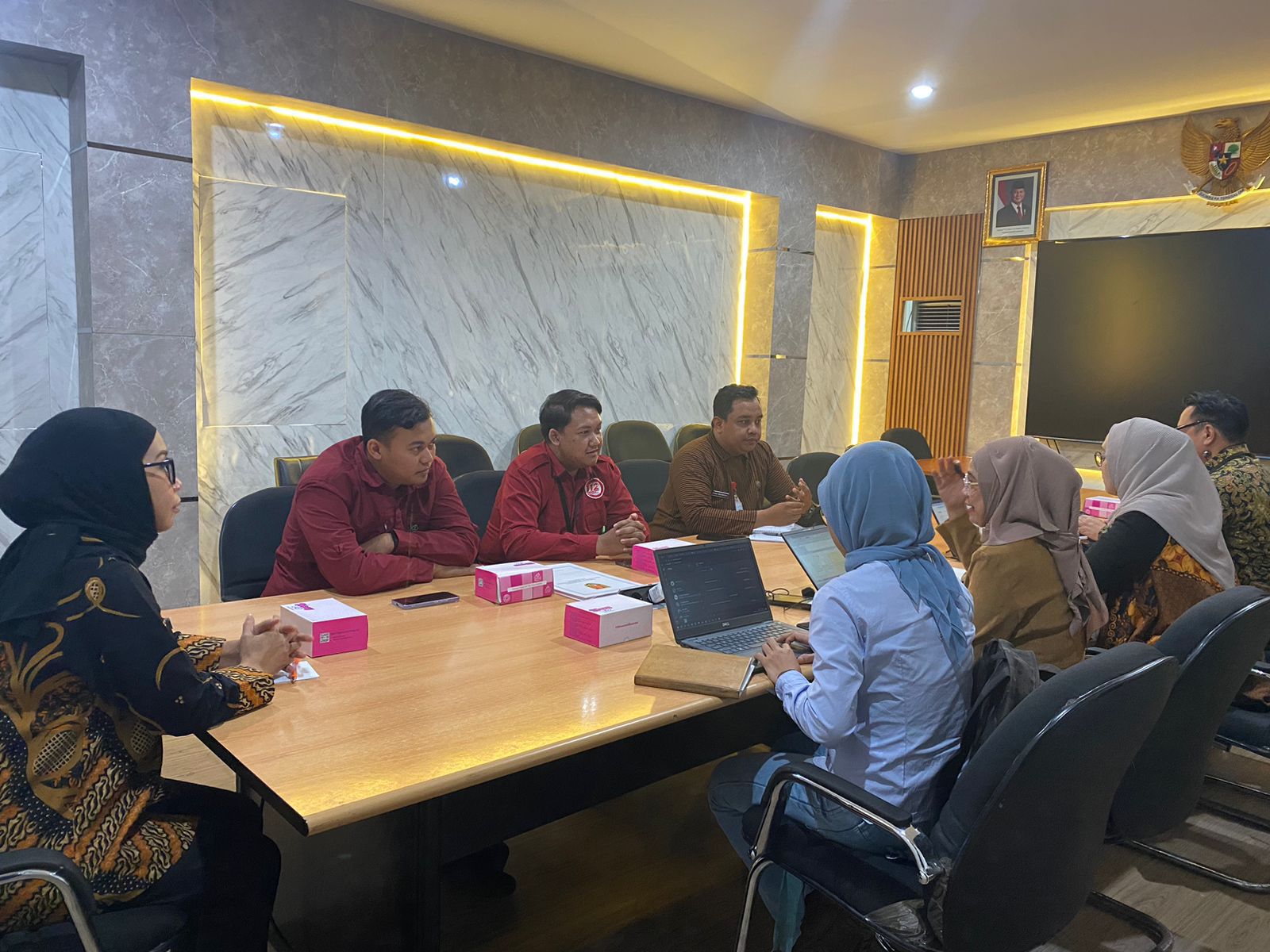 Rapat Konsultasi Layanan Call Center 112 Semarang Bersama PT Vads Indonesia Hari Kedua